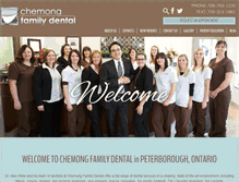 Tablet Screenshot of chemongfamilydental.com